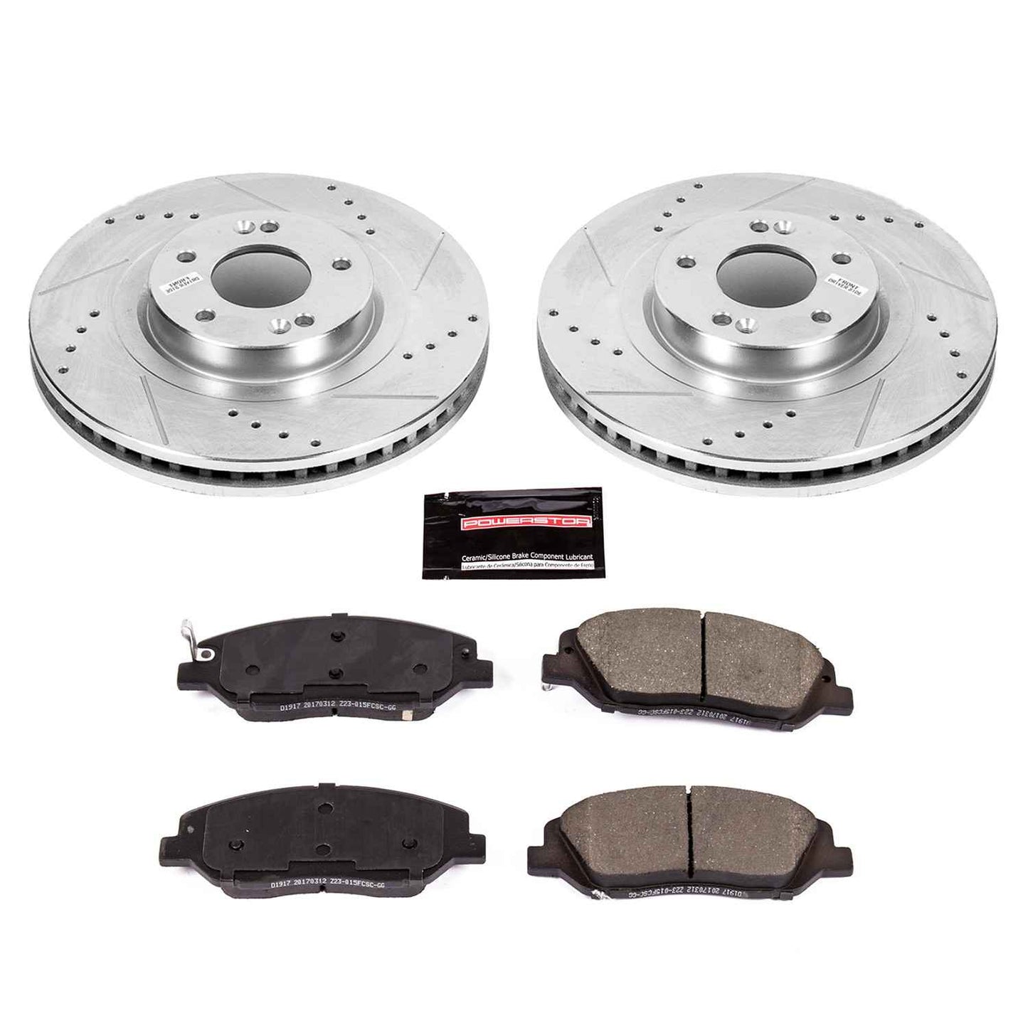 PowerStop Power Stop 17-18 Hyundai Santa Fe Front Z23 Evolution Sport Brake Kit K7513