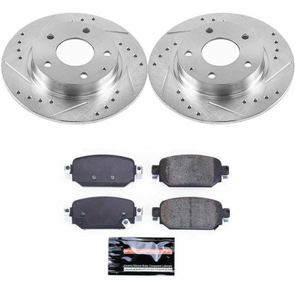 PowerStop Power Stop 17-18 Mazda 3 Rear Z23 Evolution Sport Brake Kit K7515