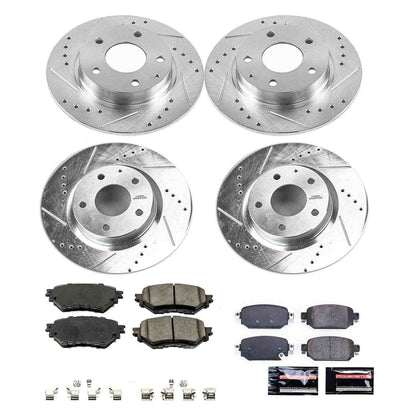 PowerStop Power Stop 17-18 Mazda 3 Front & Rear Z23 Evolution Sport Brake Kit K7518