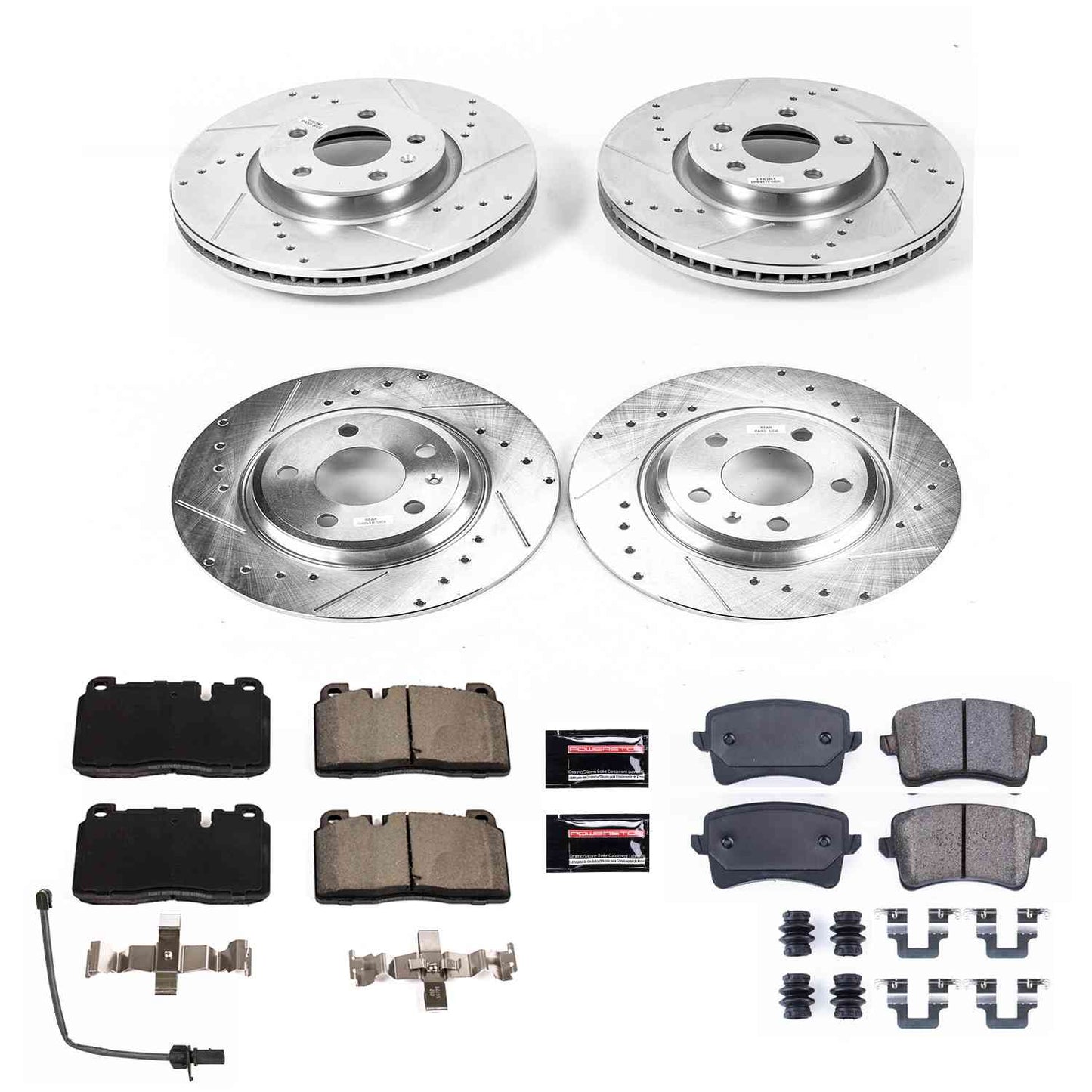 PowerStop Power Stop 14-17 Audi Q5 Front & Rear Z23 Evolution Sport Brake Kit K7538