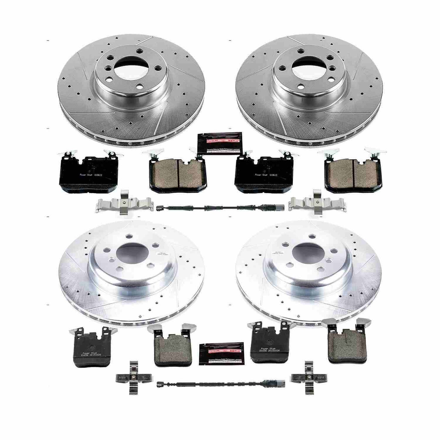 PowerStop Power Stop 16-18 BMW 320i xDrive Front & Rear Z23 Evolution Sport Brake Kit K7547