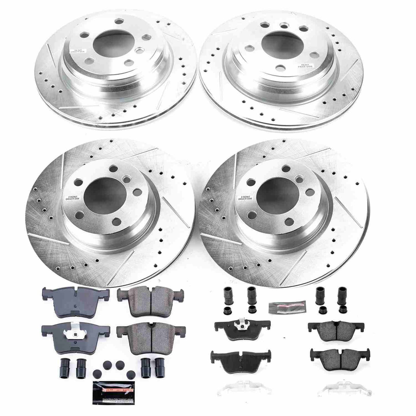 PowerStop Power Stop 13-14 BMW 328i xDrive Front & Rear Z23 Evolution Sport Brake Kit K7548