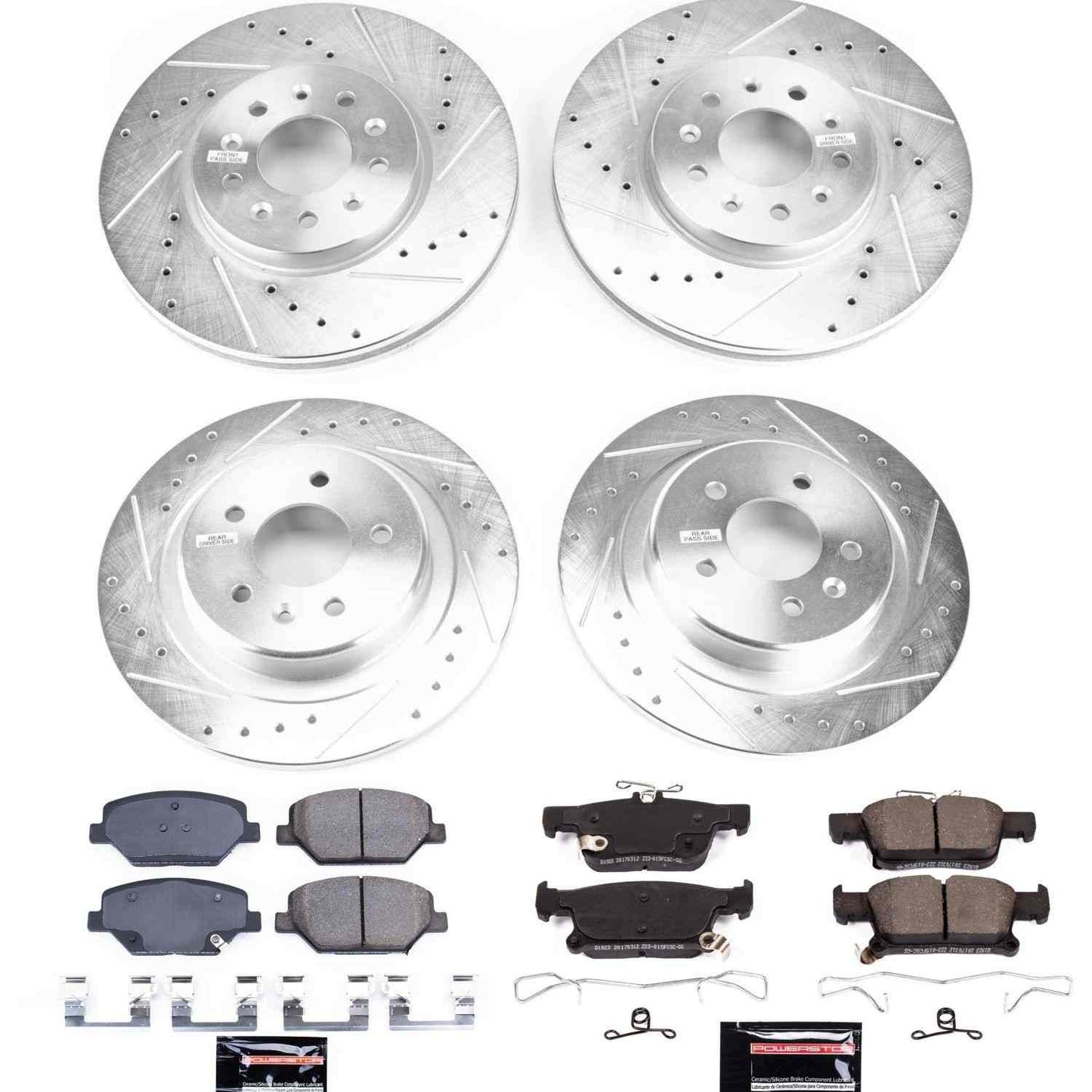 PowerStop Power Stop 16-18 Buick Envision Front & Rear Z23 Evolution Sport Brake Kit K7556