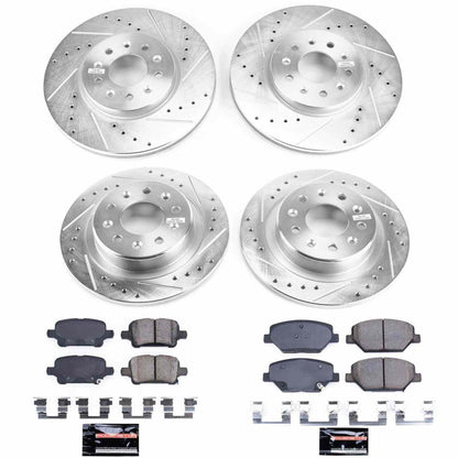 PowerStop Power Stop 17-19 Buick LaCrosse Front & Rear Z23 Evolution Sport Brake Kit K7557