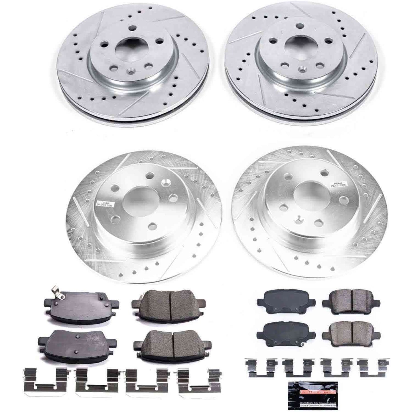 PowerStop Power Stop 17-18 Chevrolet Bolt EV Front & Rear Z23 Evolution Sport Brake Kit K7561