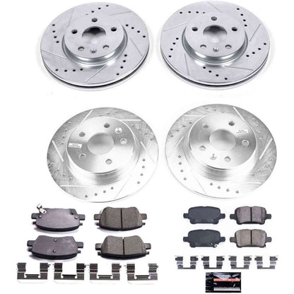 PowerStop Power Stop 17-18 Chevrolet Bolt EV Front & Rear Z23 Evolution Sport Brake Kit K7561