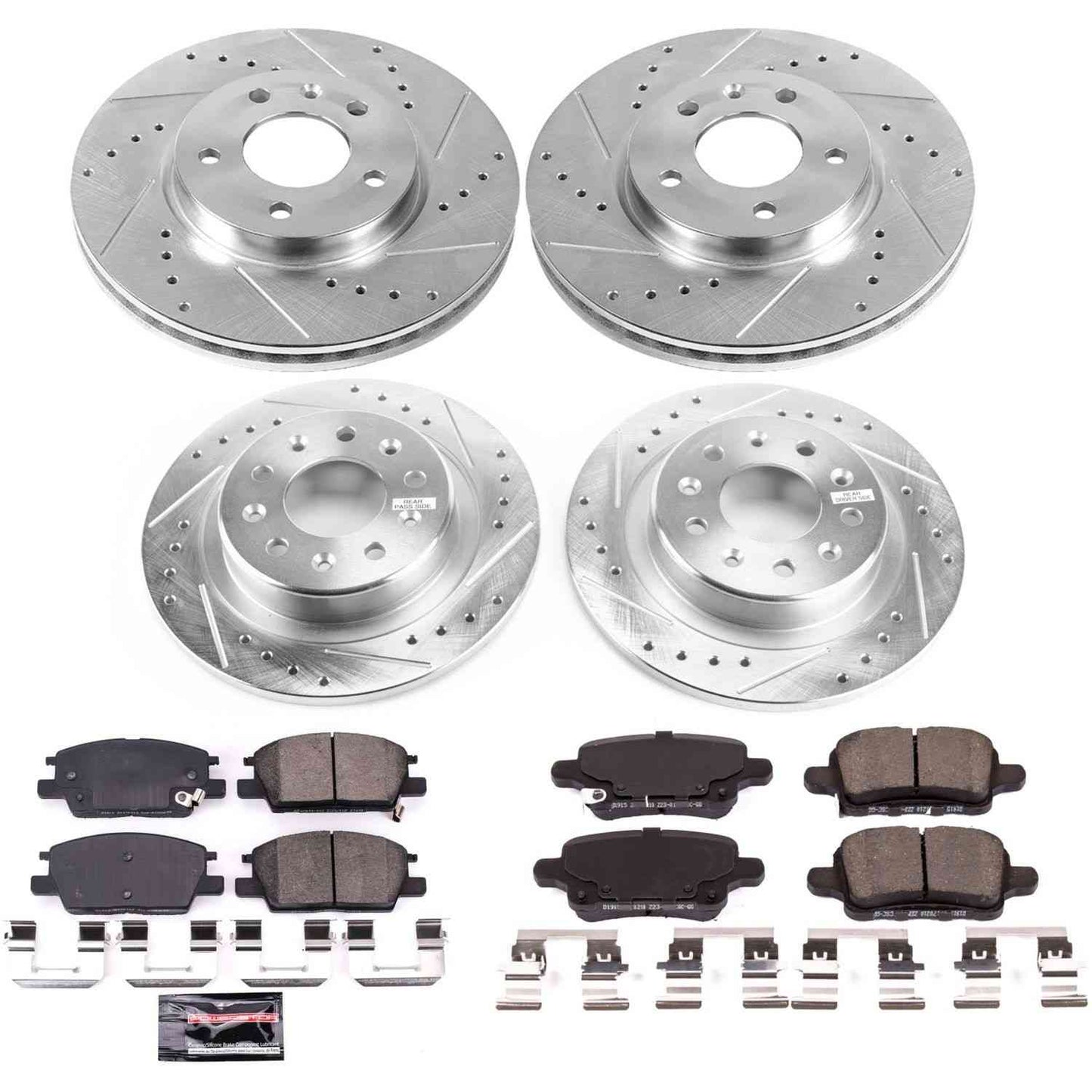 PowerStop Power Stop 2018 Chevrolet Equinox Front & Rear Z23 Evolution Sport Brake Kit K7564