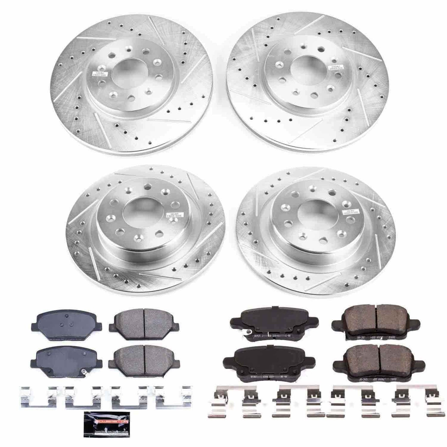 PowerStop Power Stop 2018 Chevrolet Equinox Front & Rear Z23 Evolution Sport Brake Kit K7565