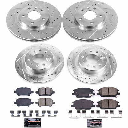 PowerStop Power Stop 18-19 Buick LaCrosse Front & Rear Z23 Evolution Sport Brake Kit K7566