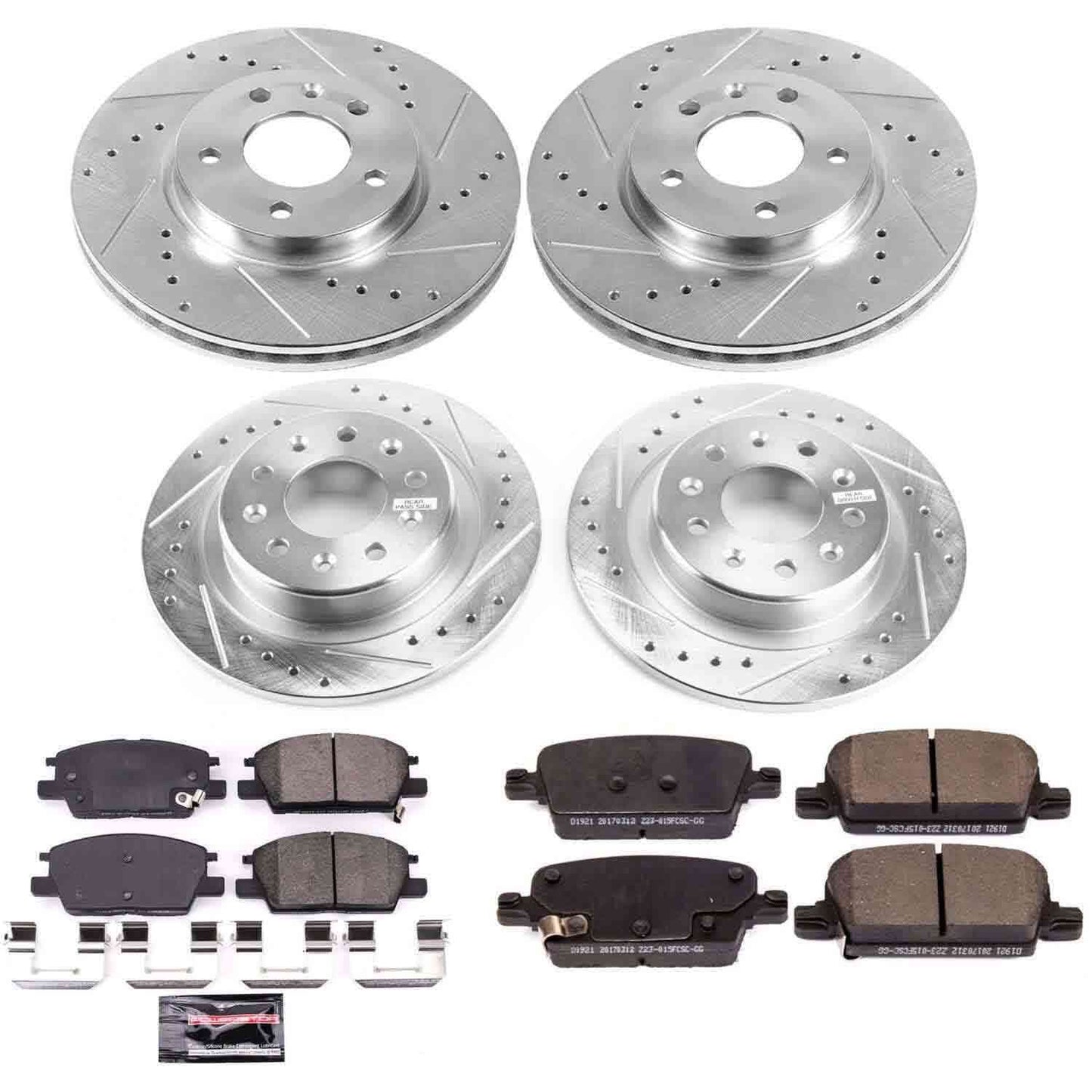 PowerStop Power Stop 16-18 Chevrolet Malibu Front & Rear Z23 Evolution Sport Brake Kit K7567