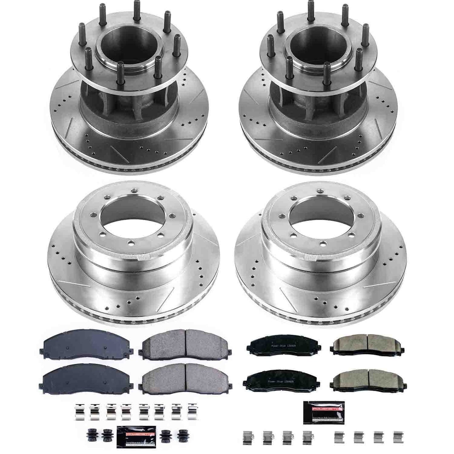 PowerStop Power Stop 17-19 Ford F-350 Super Duty Front & Rear Z23 Evolution Sport Brake Kit K7572