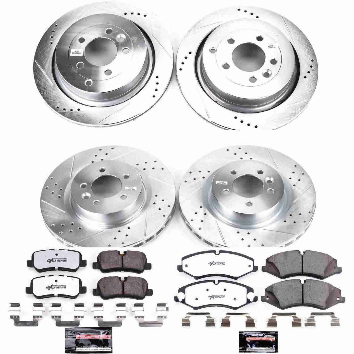 PowerStop Power Stop 11-16 Land Rover LR4 Front & Rear Z36 Truck & Tow Brake Kit K7599-36