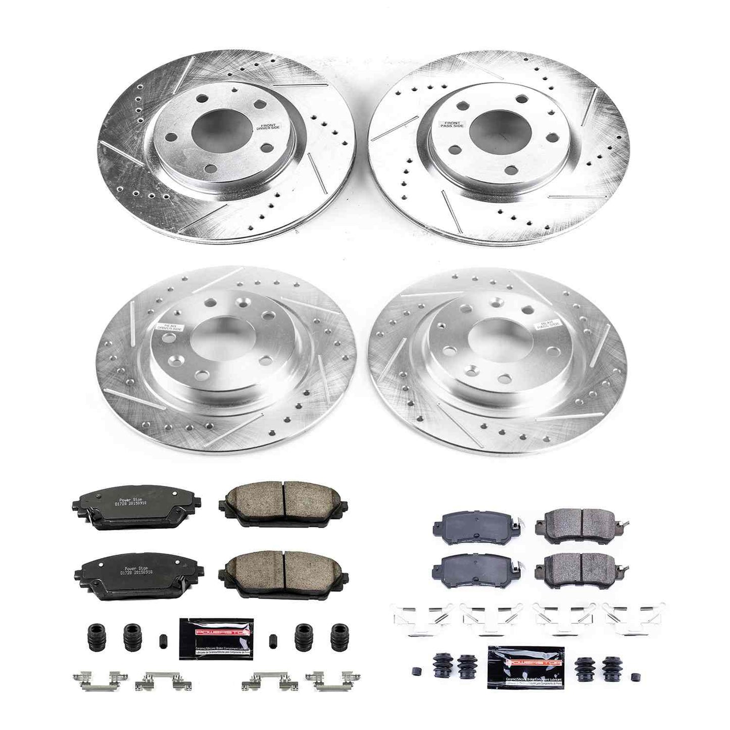 PowerStop Power Stop 16-18 Mazda CX-3 Front & Rear Z23 Evolution Sport Brake Kit K7607