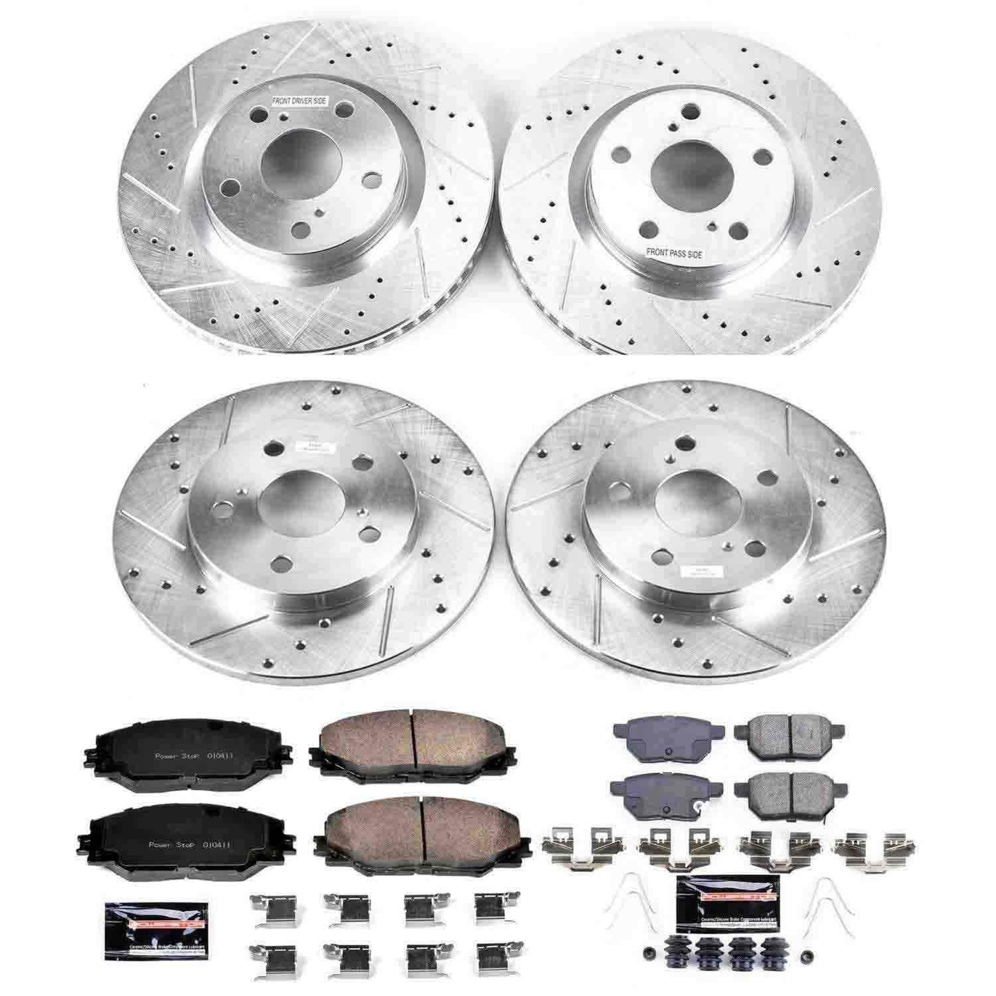 PowerStop Power Stop 2016 Scion iM Front & Rear Z23 Evolution Sport Brake Kit K7631