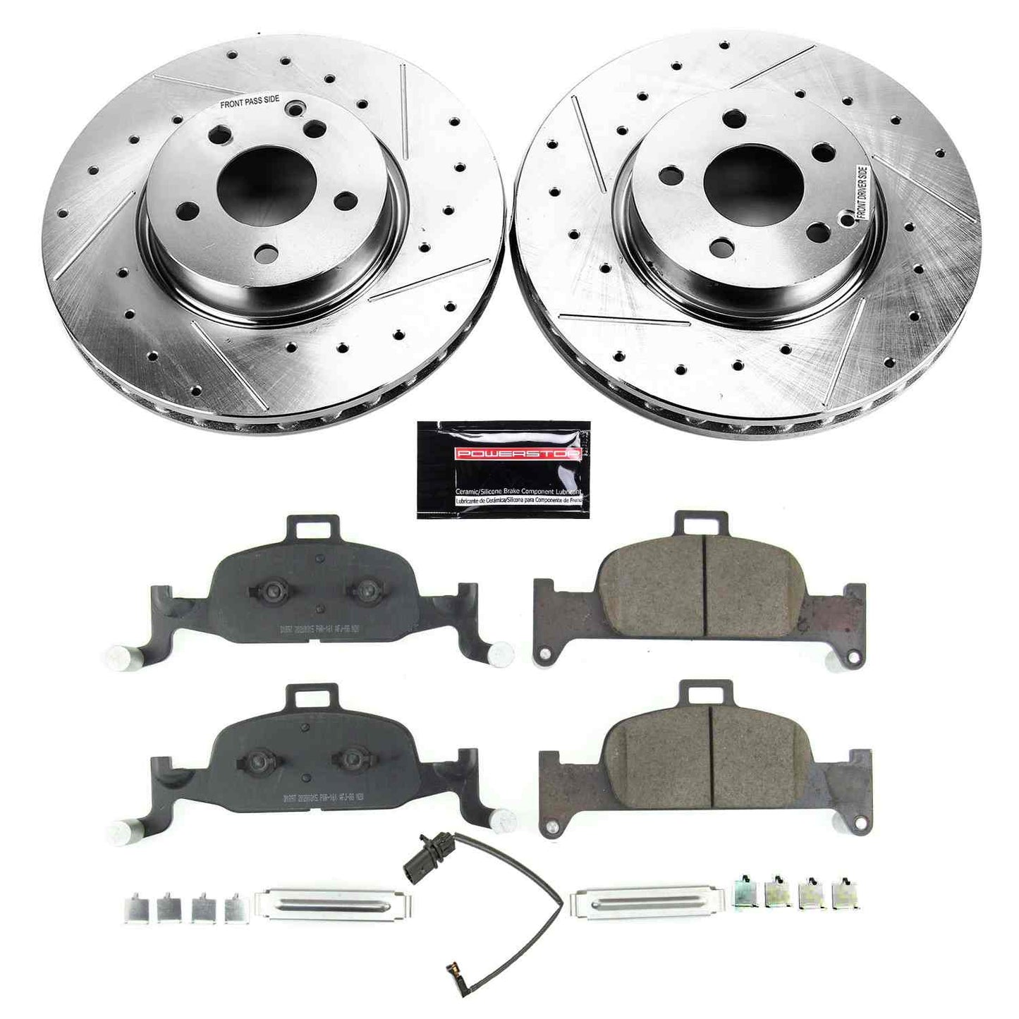 PowerStop Power Stop 17-18 Audi A4 Front Z23 Evolution Sport Brake Kit K7648