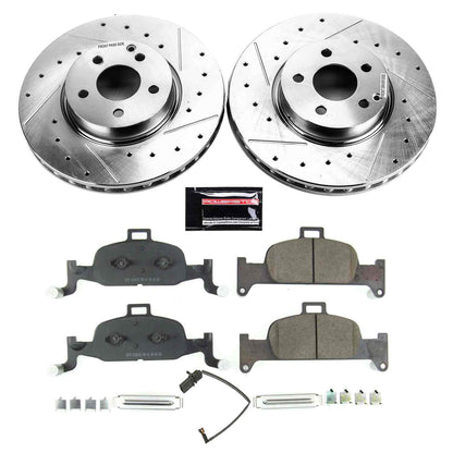 PowerStop Power Stop 17-18 Audi A4 Front Z23 Evolution Sport Brake Kit K7648