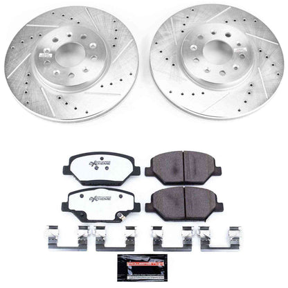 PowerStop Power Stop 16-18 Buick Envision Front Z26 Street Warrior Brake Kit K7661-26