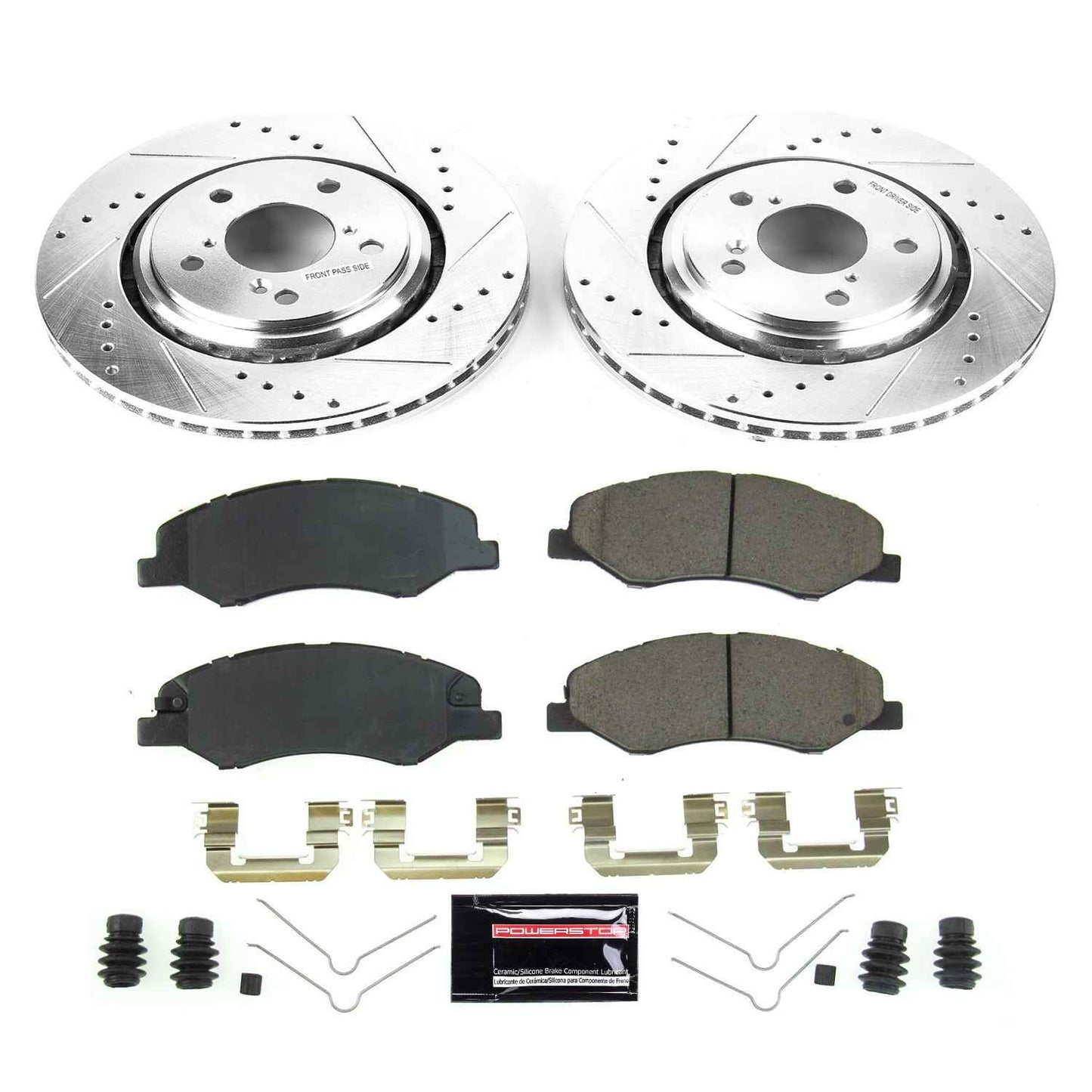 PowerStop Power Stop 18-19 Honda Odyssey Front Z23 Evolution Sport Brake Kit K7670