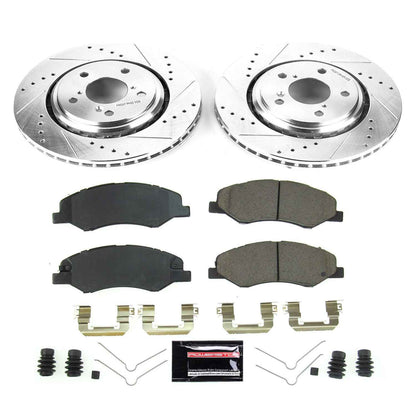 PowerStop Power Stop 18-19 Honda Odyssey Front Z23 Evolution Sport Brake Kit K7670