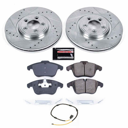 PowerStop Power Stop 13-15 Jaguar XF Front Z23 Evolution Sport Brake Kit K7680