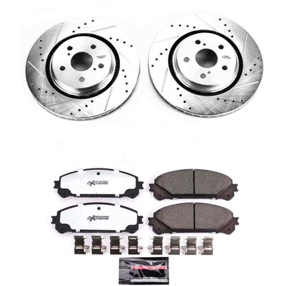 PowerStop Power Stop 16-18 Lexus RX350 Front Z36 Truck & Tow Brake Kit K7688-36