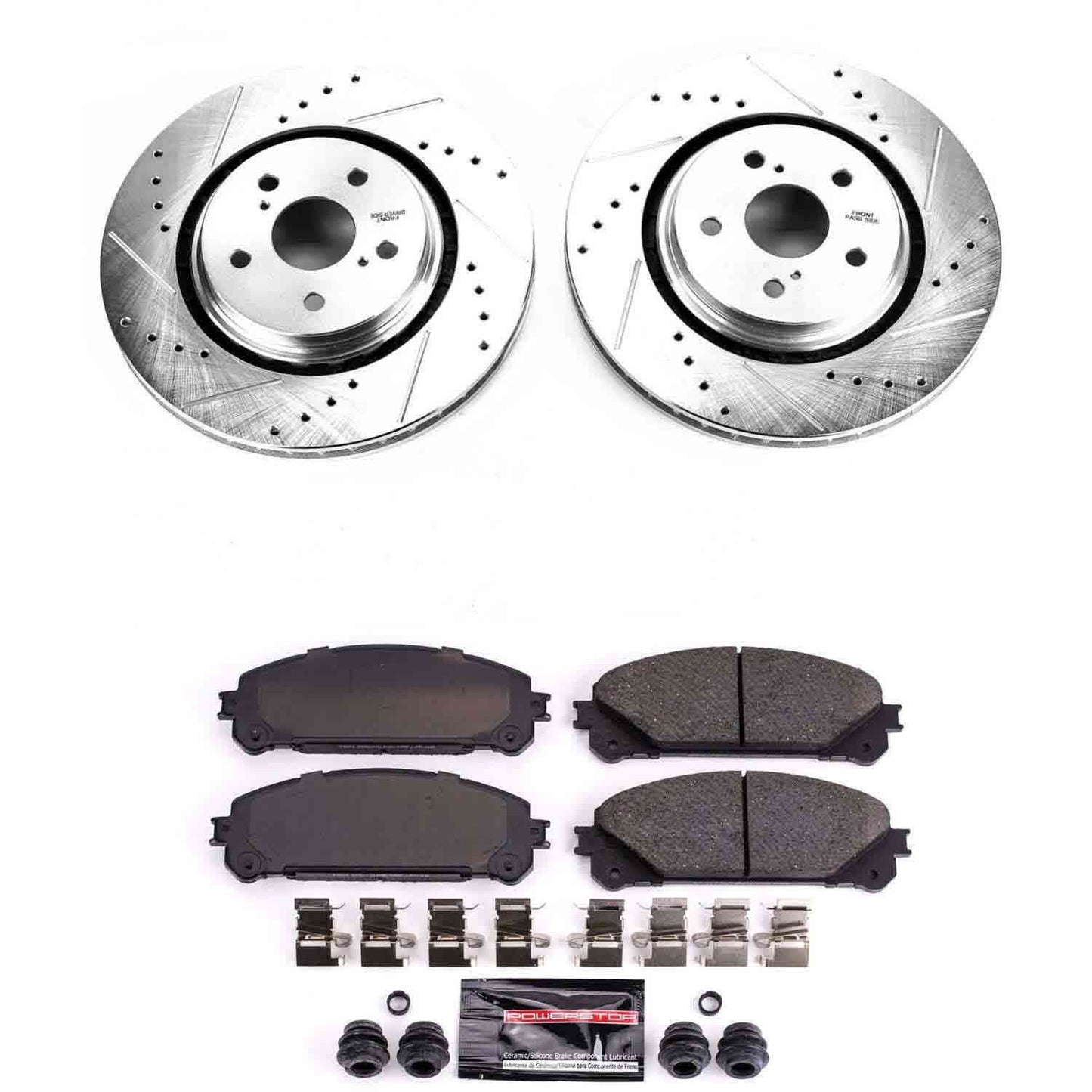 PowerStop Power Stop 16-18 Lexus RX350 Front Z23 Evolution Sport Brake Kit K7688