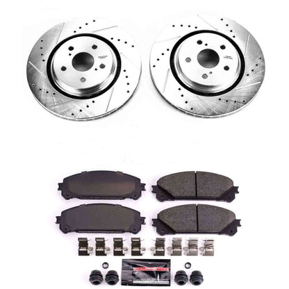 PowerStop Power Stop 16-18 Lexus RX350 Front Z23 Evolution Sport Brake Kit K7688