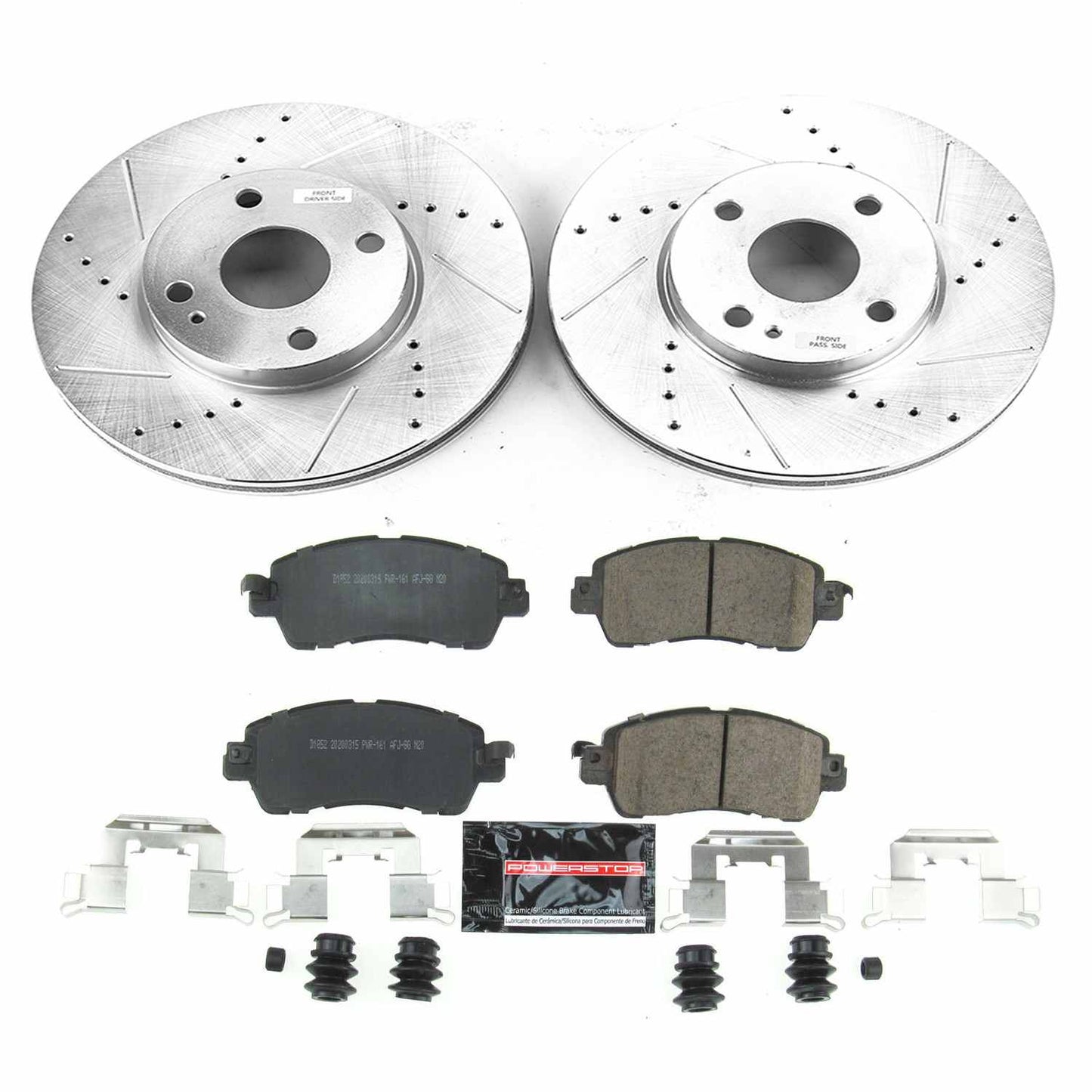 PowerStop Power Stop 2016 Scion iA Front Z23 Evolution Sport Brake Kit K7700