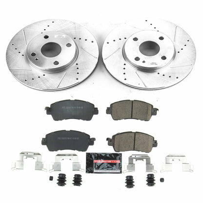 PowerStop Power Stop 2016 Scion iA Front Z23 Evolution Sport Brake Kit K7700