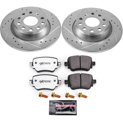 PowerStop Power Stop 16-18 Audi Q3 Rear Z26 Street Warrior Brake Kit K7707-26