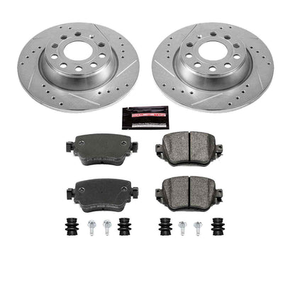 PowerStop Power Stop 16-18 Audi Q3 Rear Z23 Evolution Sport Brake Kit K7707