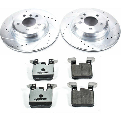 PowerStop Power Stop 2016 BMW 328i Rear Z26 Street Warrior Brake Kit K7714-26