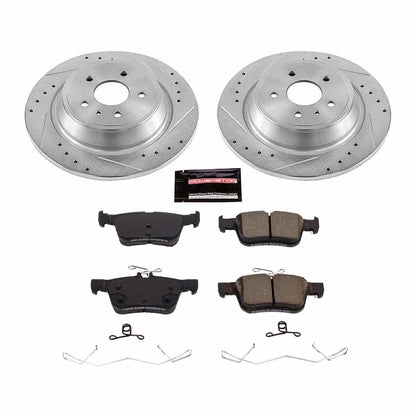 PowerStop Power Stop 17-19 Ford Escape Rear Z23 Evolution Sport Brake Kit K7723