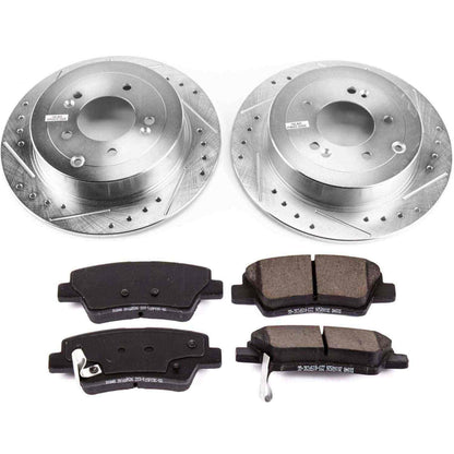 PowerStop Power Stop 16-18 Hyundai Tucson Rear Z23 Evolution Sport Brake Kit K7729