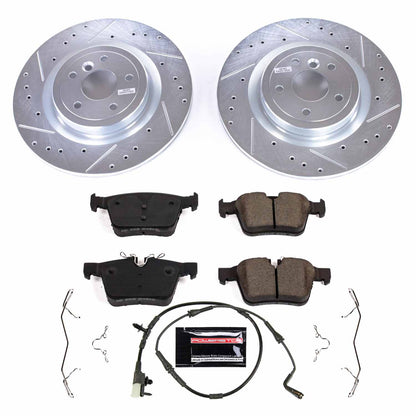 PowerStop Power Stop 2017 Jaguar XE Rear Z23 Evolution Sport Brake Kit K7733