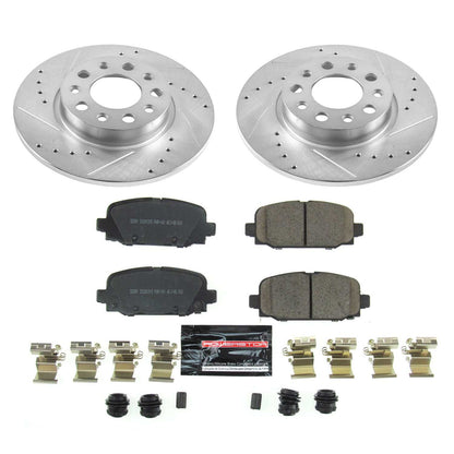 PowerStop Power Stop 17-19 Jeep Compass Rear Z23 Evolution Sport Brake Kit K7736