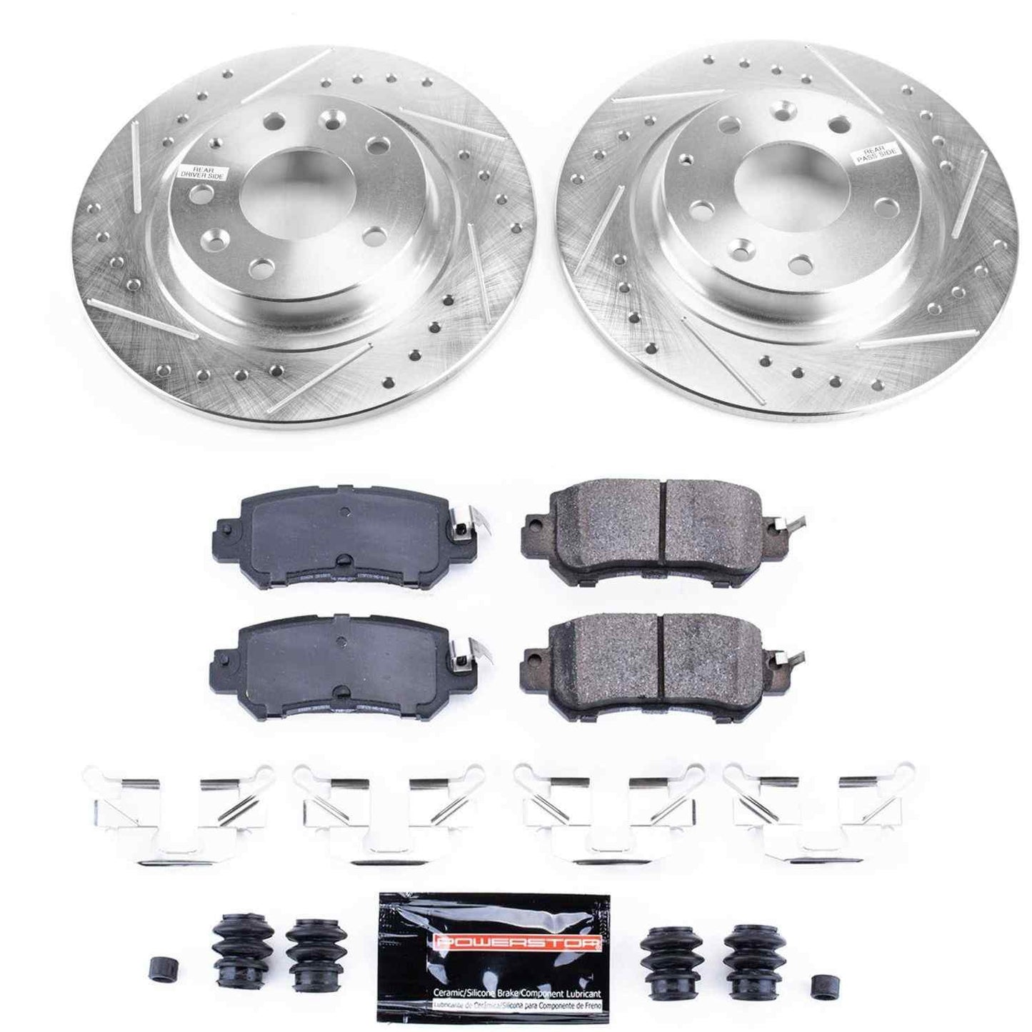 PowerStop Power Stop 16-18 Mazda CX-3 Rear Z23 Evolution Sport Brake Kit K7741