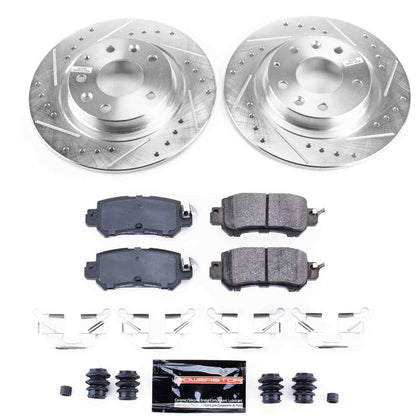 PowerStop Power Stop 16-18 Mazda CX-3 Rear Z23 Evolution Sport Brake Kit K7741
