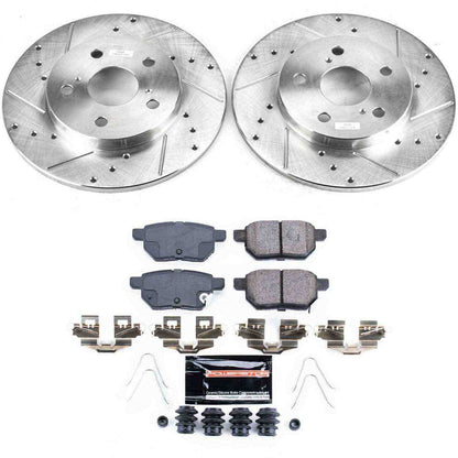 PowerStop Power Stop 2016 Scion iM Rear Z23 Evolution Sport Brake Kit K7753