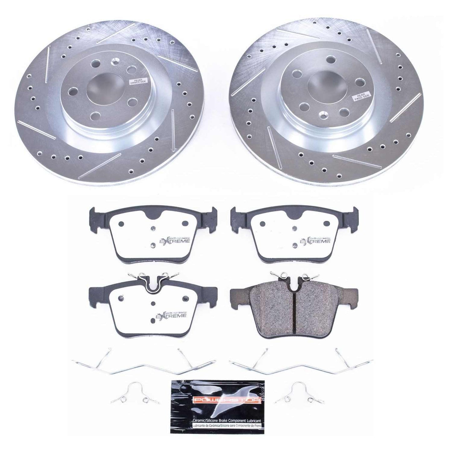 PowerStop Power Stop 17-18 Volvo S90 Rear Z36 Truck & Tow Brake Kit K7757-36