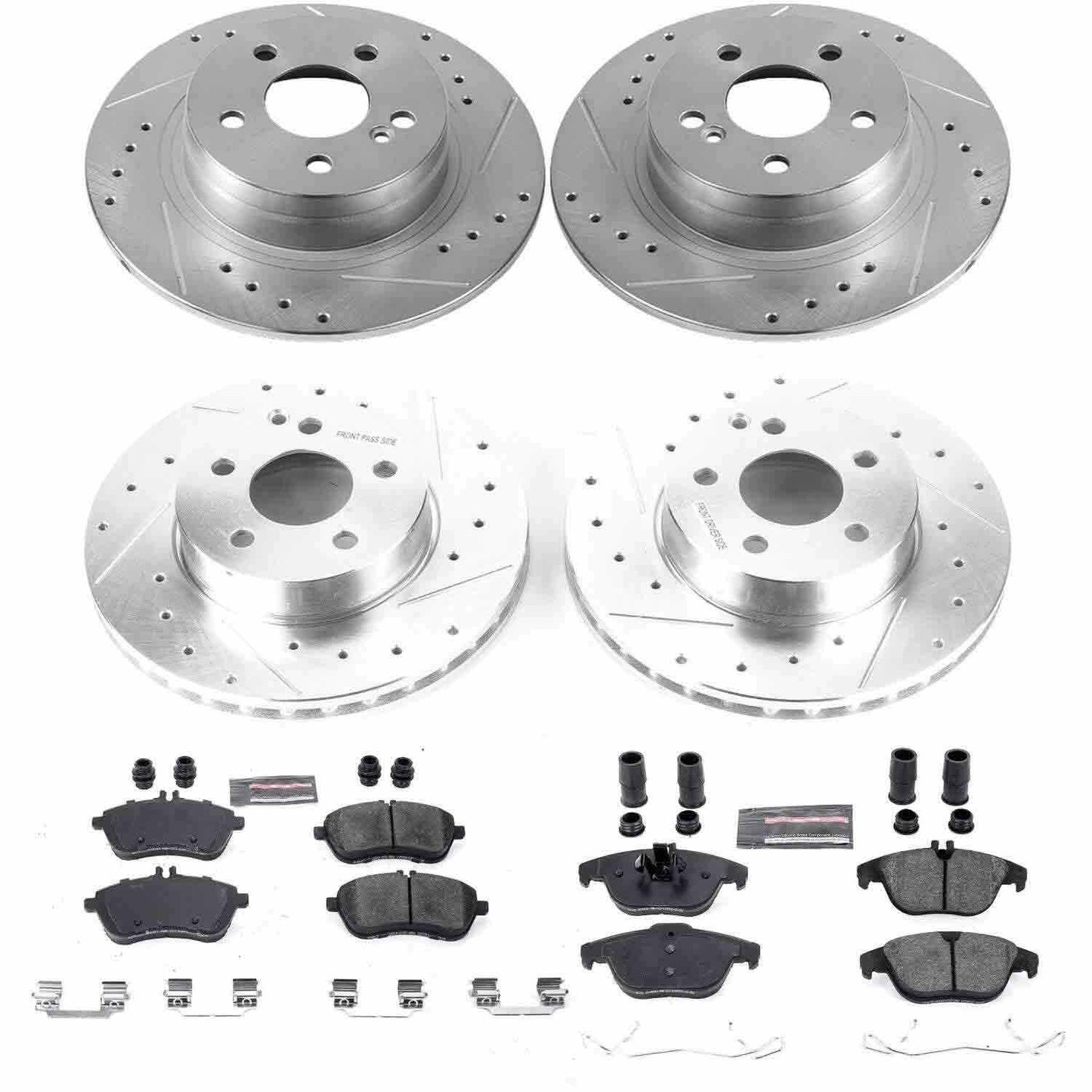 PowerStop Power Stop 2015 Mercedes-Benz C250 Front & Rear Z23 Evolution Sport Brake Kit K7759