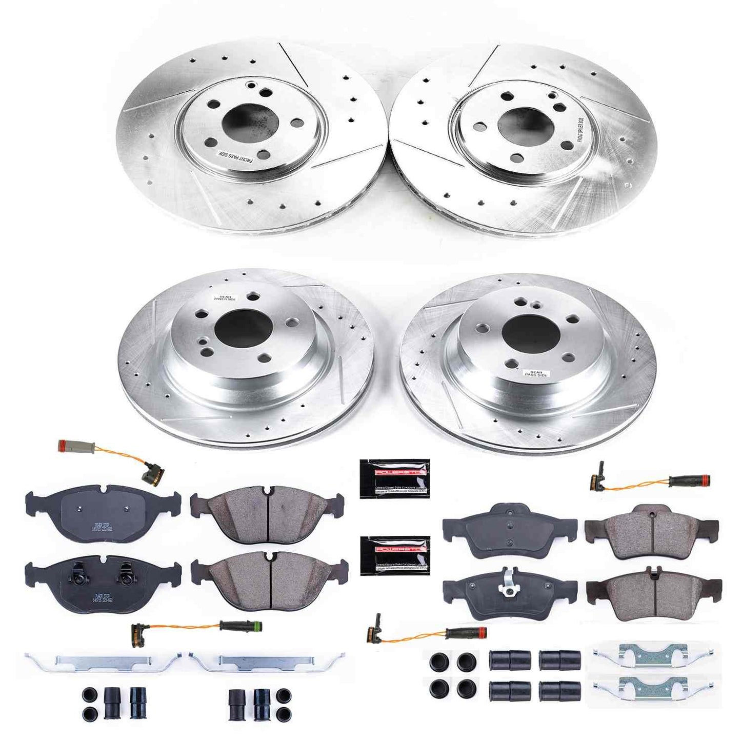 PowerStop Power Stop 04-05 Mercedes-Benz E500 Front & Rear Z23 Evolution Sport Brake Kit K7763