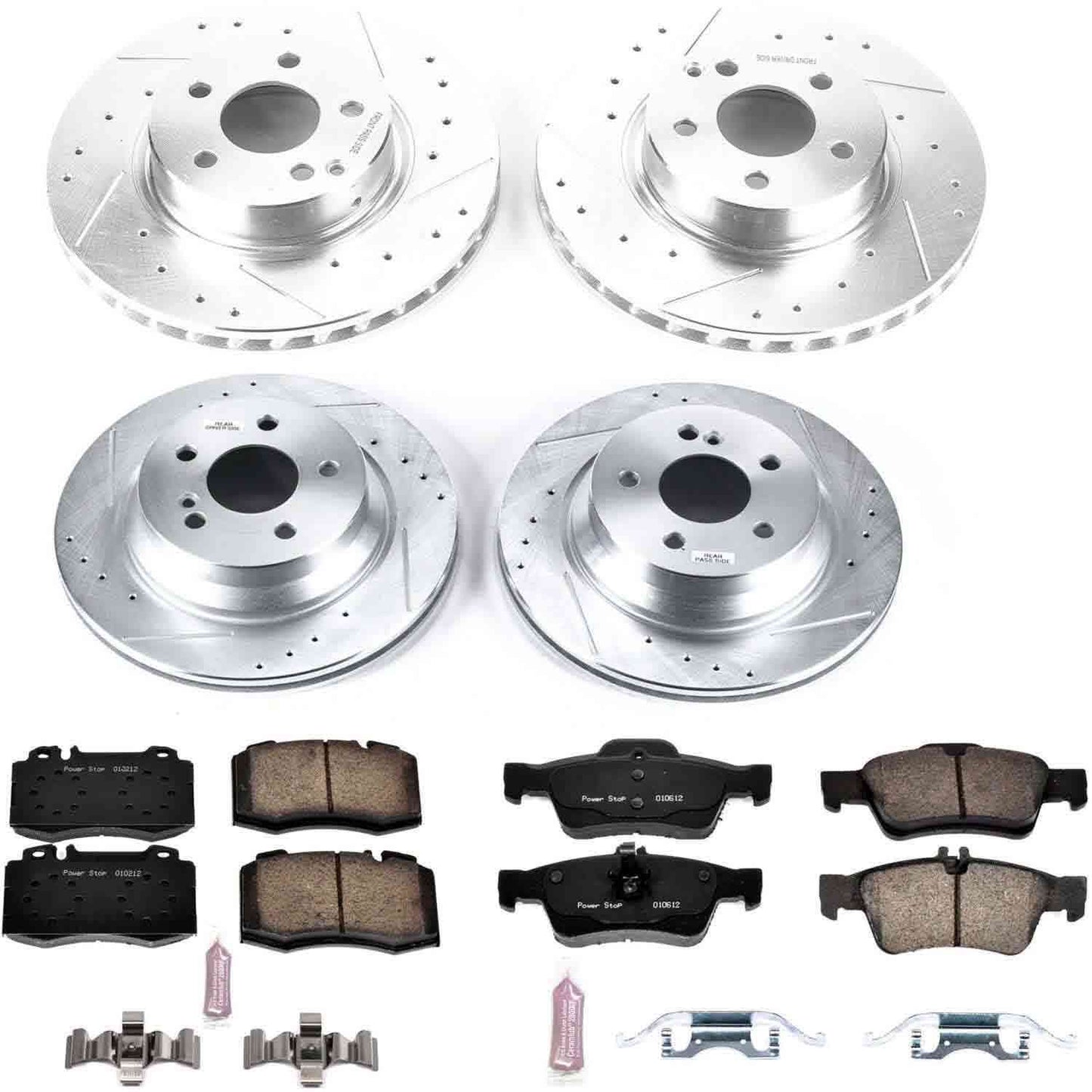 PowerStop Power Stop 04-06 Mercedes-Benz E500 Front & Rear Z23 Evolution Sport Brake Kit K7764