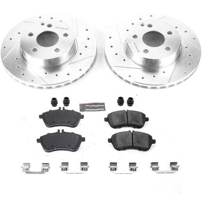 PowerStop Power Stop 2015 Mercedes-Benz C250 Front Z23 Evolution Sport Brake Kit K7766