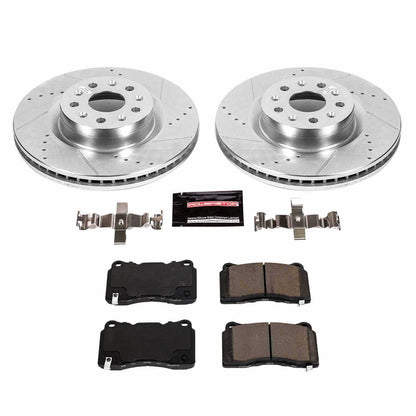 PowerStop Power Stop 16-17 Cadillac CT6 Front Z23 Evolution Sport Brake Kit K7777
