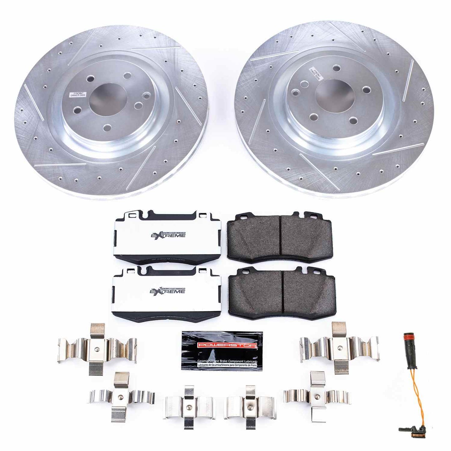 PowerStop Power Stop 03-06 Mercedes-Benz CLK500 Front Z26 Street Warrior Brake Kit K7788-26