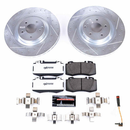 PowerStop Power Stop 03-06 Mercedes-Benz CLK500 Front Z26 Street Warrior Brake Kit K7788-26