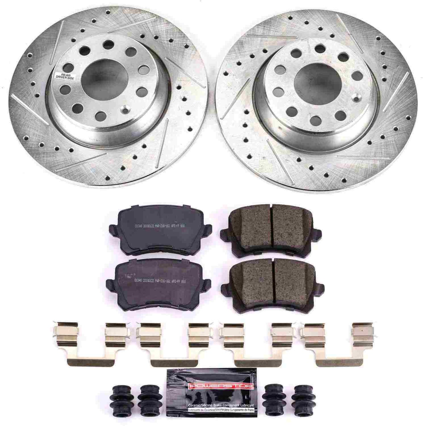 PowerStop Power Stop 2009 Volkswagen Passat Rear Z23 Evolution Sport Brake Kit K7811