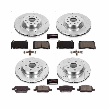 PowerStop Power Stop 16-17 Cadillac CT6 Front & Rear Z23 Evolution Sport Brake Kit K7816