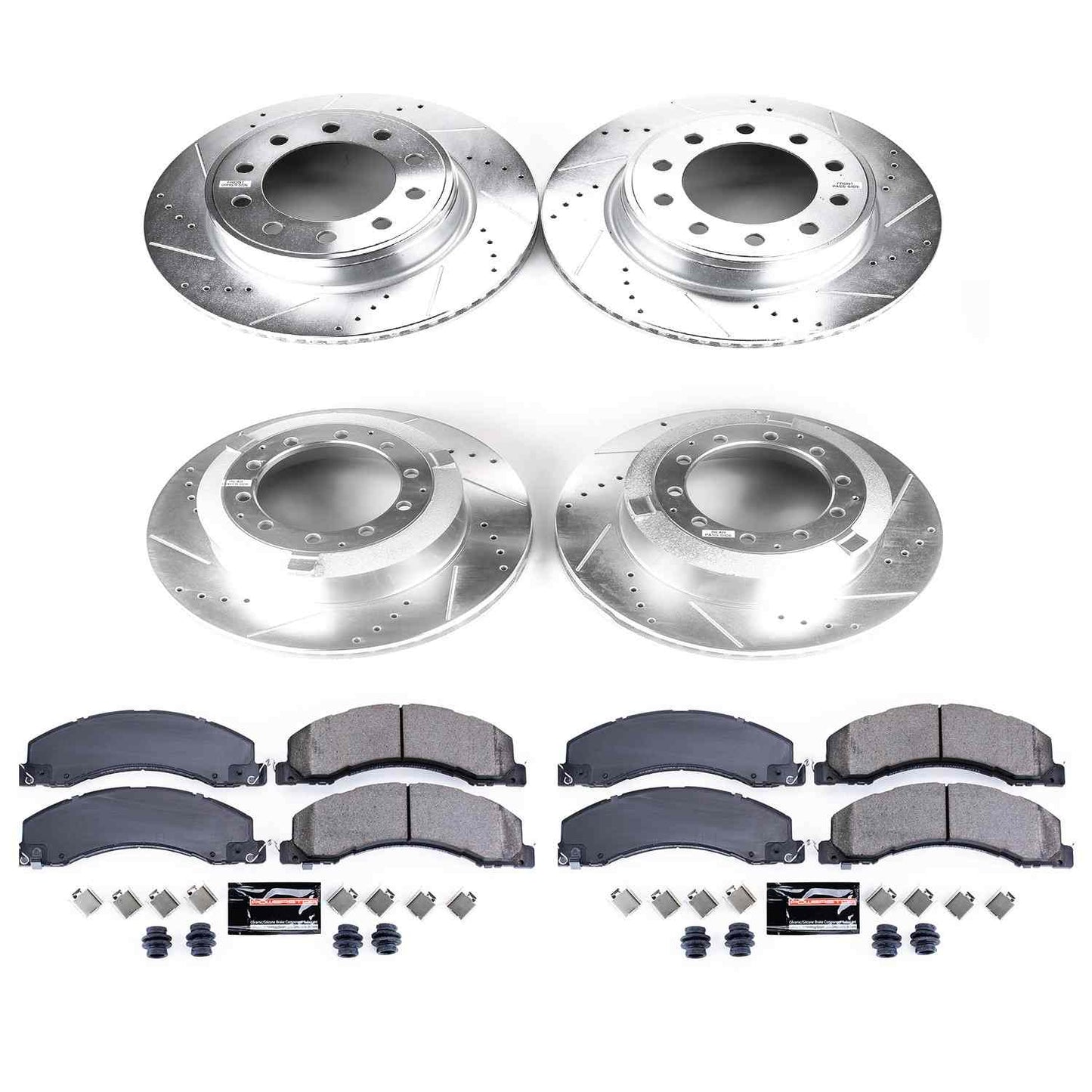 PowerStop Power Stop 13-18 Ram 4500 Front & Rear Z23 Evolution Sport Brake Kit K7818